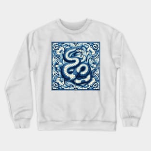 Dutch Tile: The No.2 Snake Crewneck Sweatshirt